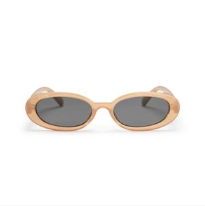 Oval Beige Sunglasses As Seen On Gigi Hadid Y2K 90s Supermodel Festival New